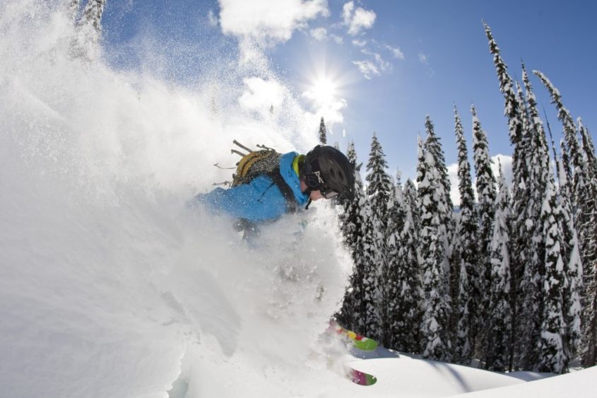 Skiing in the Kootenays