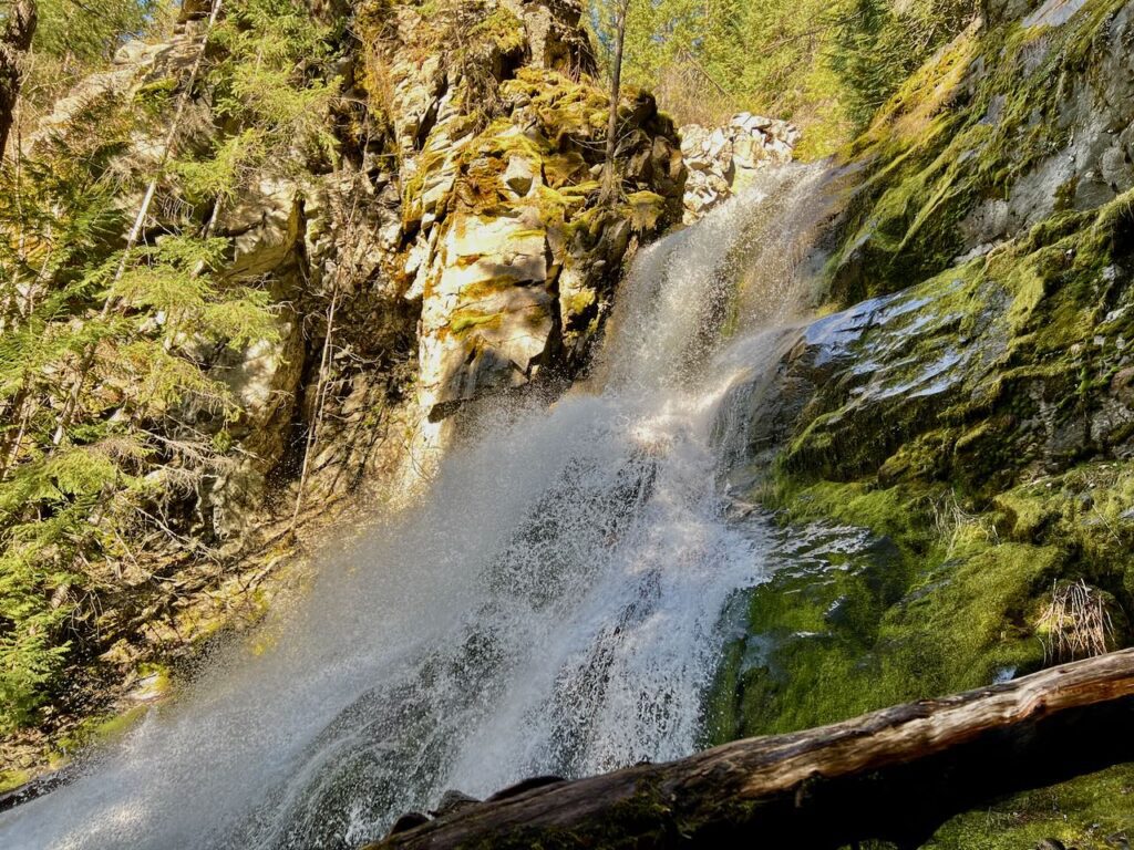 Glade Waterfall in Spring