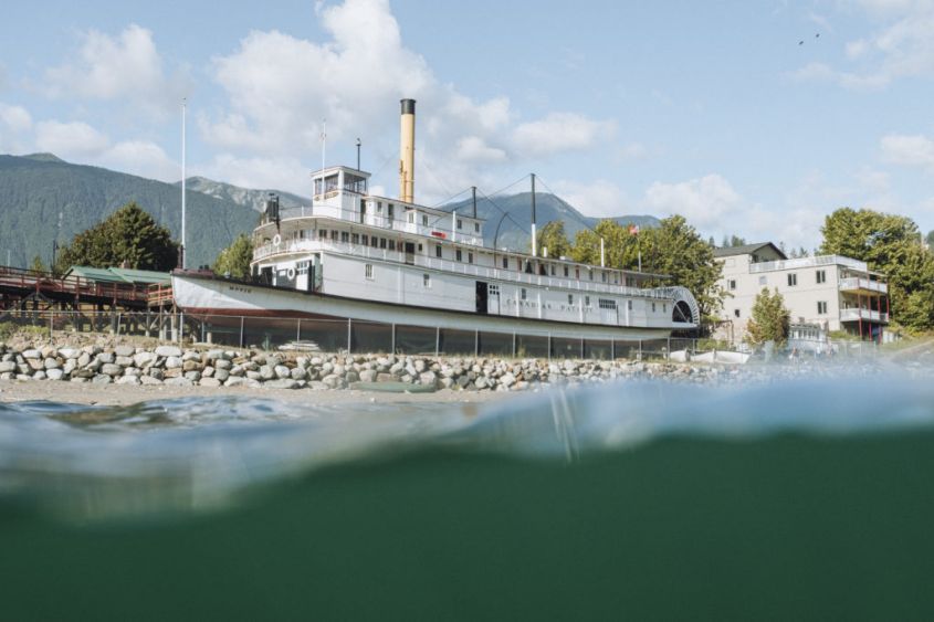 the S.S. Moyie museum in Kaslo