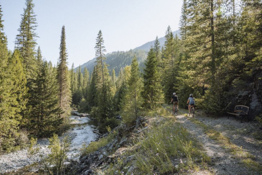 Nelson-Salmo Rail Trail by Salmo River