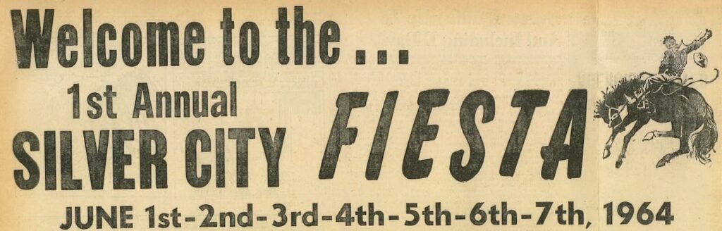 First Silver City Days Fiesta Festival Advertisement