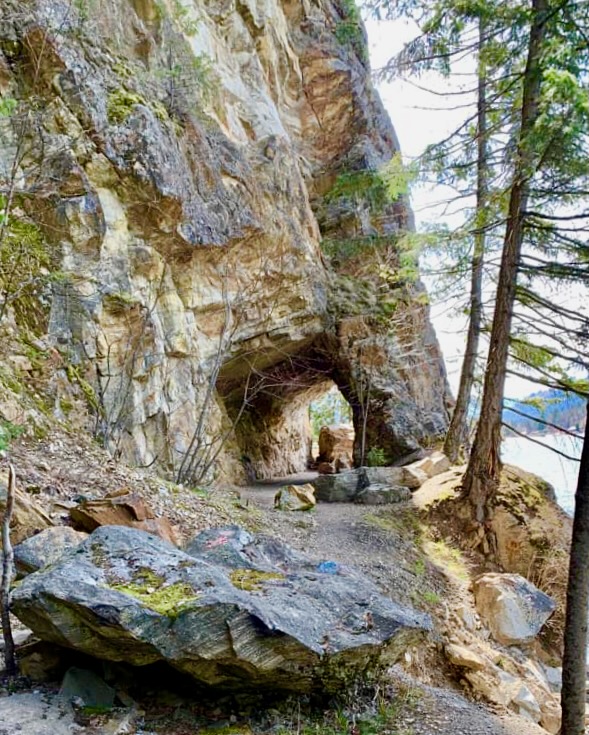 Old Slocan highway tunnel