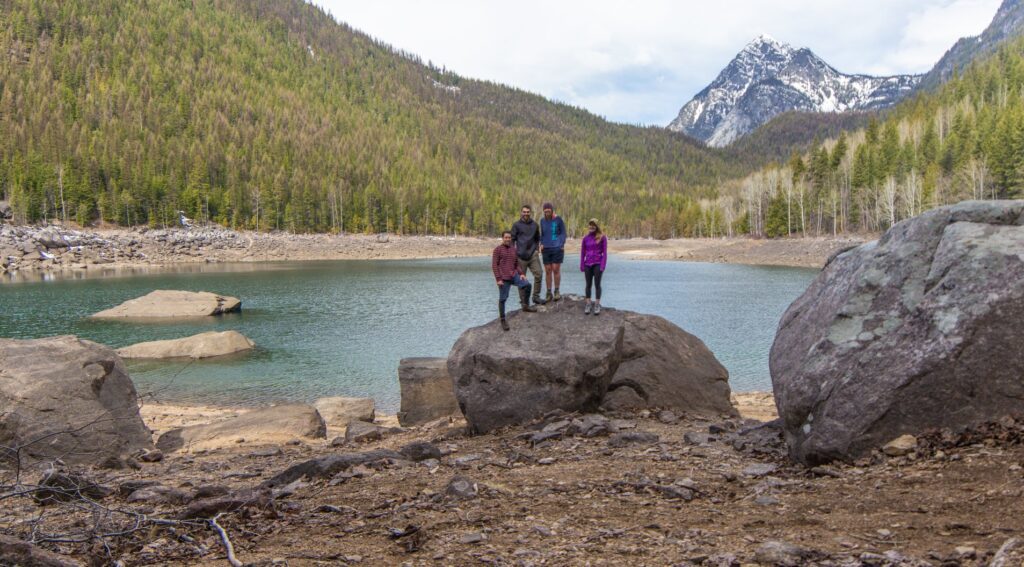 Emerald Lake Kootenays near Slocan Evans Creek Trail