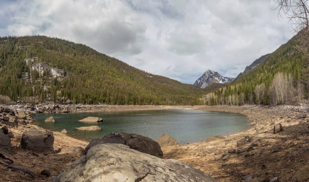 Emerald Lake Kootenays near Slocan Evans Creek Trail