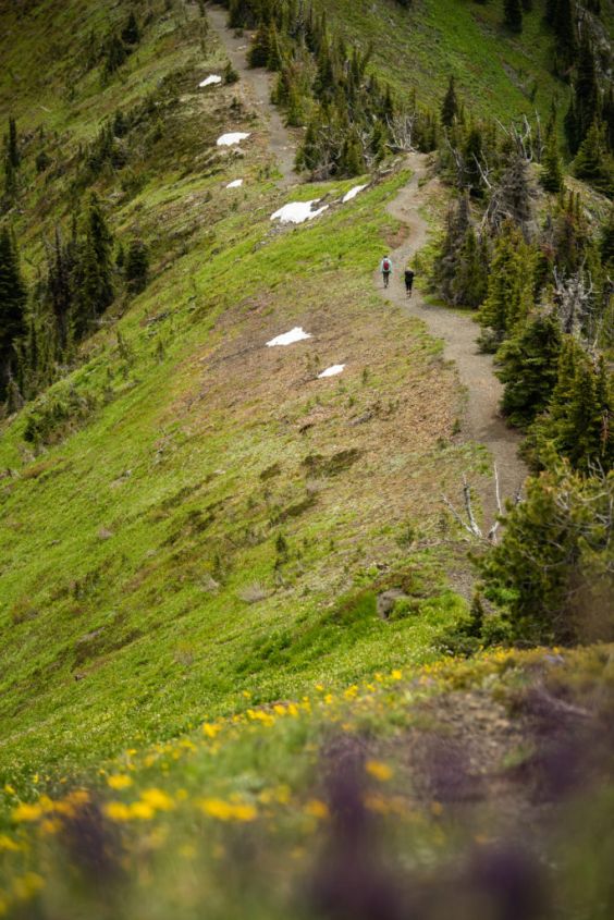 Trail ridge to Idaho Peak