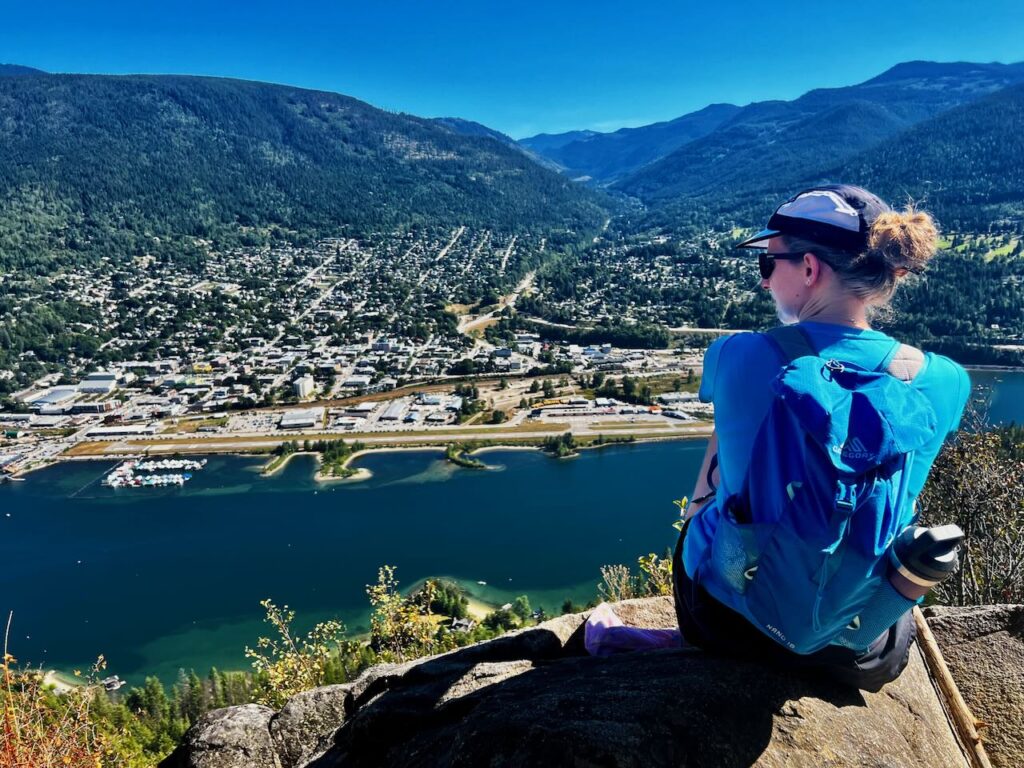 Looking down towards Nelson from Pulpit rock