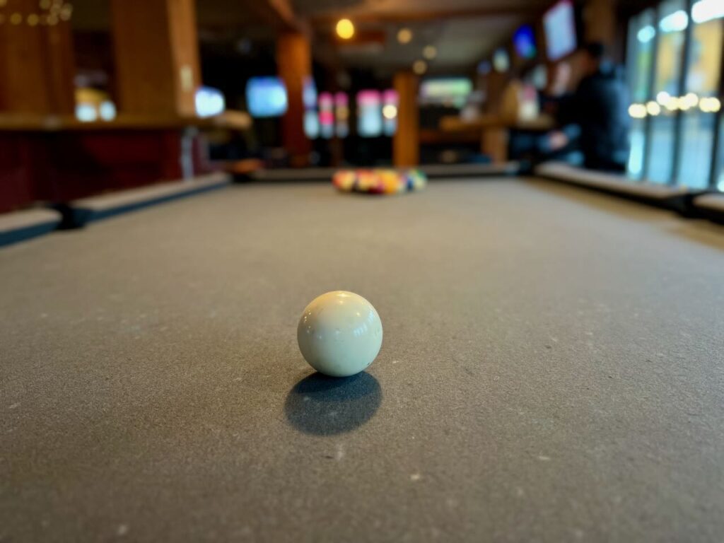 Pool table at Finleys in Nelson