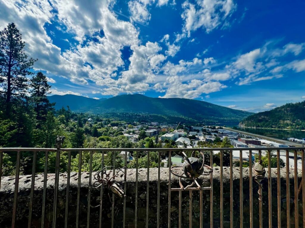 looking out over Nelson from Gyro Park