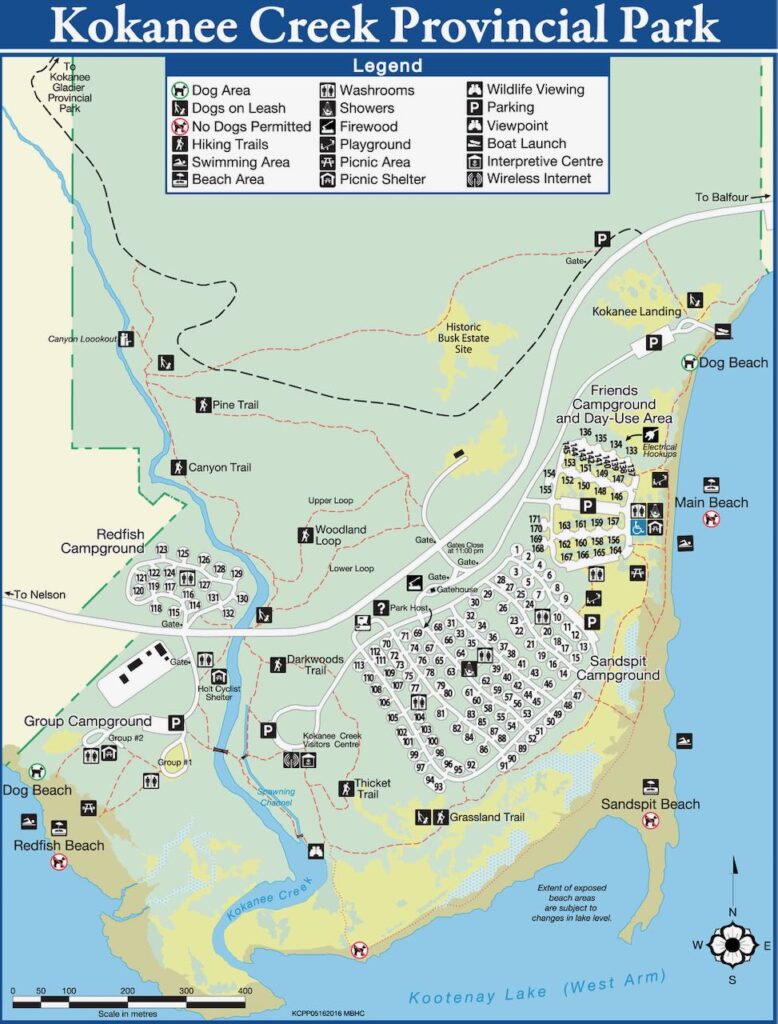 Kokanee Creek Park Map