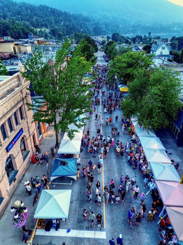 Nelson Harvest Market Festival on Baker Street
