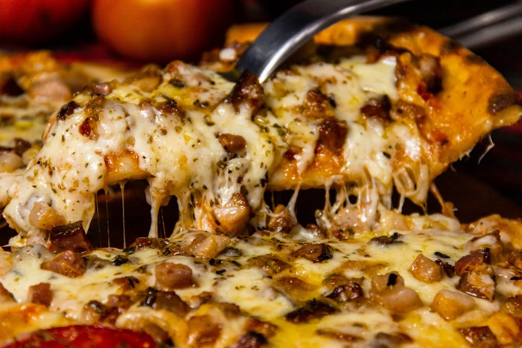 Mushroom Pizza With Cheese