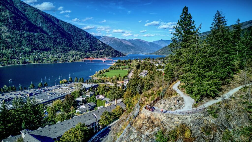 Gyro Park Lookout in Nelson BC