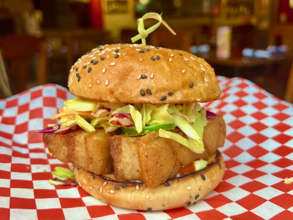 Asian flavours and pork belly inspire this entry from Donnie's Bistro